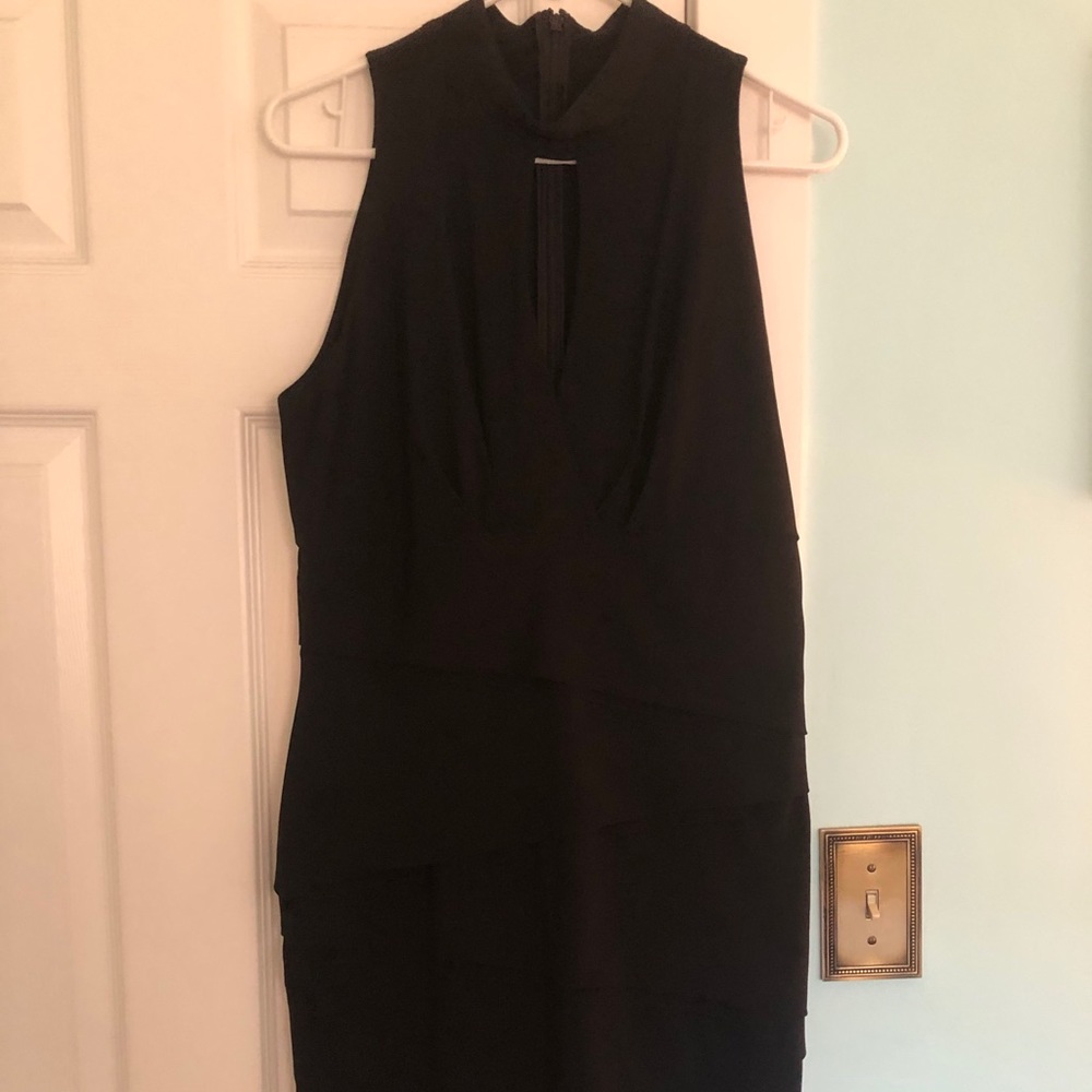 Slimming little black dress